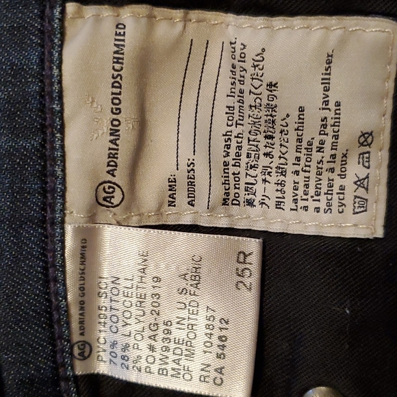 Adriano Goldschmied Stevie Roll Up Petite Capri Jeans - Picture 6 of 6